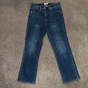 OAT New York High Rise Boot Crop Blue Jeans - EUC - Size 29